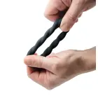 Twist - Ne vibruojantis varpos žiedas – juodas — Nuotrauka 5