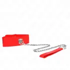 Kink Adjustable Red Collar with Wide Strap 33.5-41 cm, 65 cm Belt — Photo 1