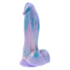EVOLVED MYTHICAL – daudzkrāsu elastīgs vibrators ar turbo režīmu – 22,6 cm — Foto 4