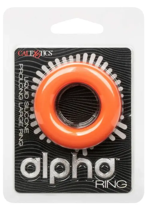 Alpha Prolong Large Cock Ring – Orange