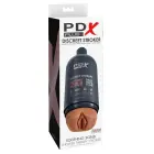 PDX Plug Shower Therapy Soothing Scrub Intimate Device – 20.7 cm – Tan — Photo 1