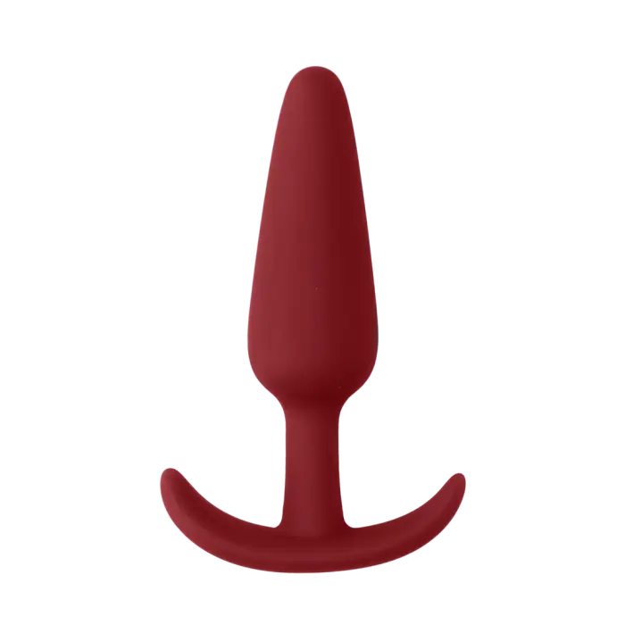 Slim pradedantiesiems analinis kištukas – 10 cm (4″) – Raudonas Photo