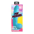 POP - Dildo with Balls – 21 cm (8.25″) – Blue — Photo 2