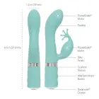 Pillow Talk Kinky truša vibrators – 21.5 cm (8.5″) – tirkīza — Foto 6