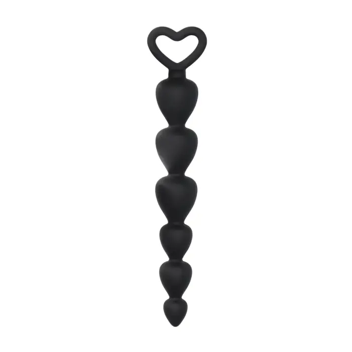 EasyToys painduv anaalhelmeste kett – 28 cm – Must