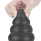 King Sized Vibrating Anal Plug – 18 cm (7″) – Black — Photo 6