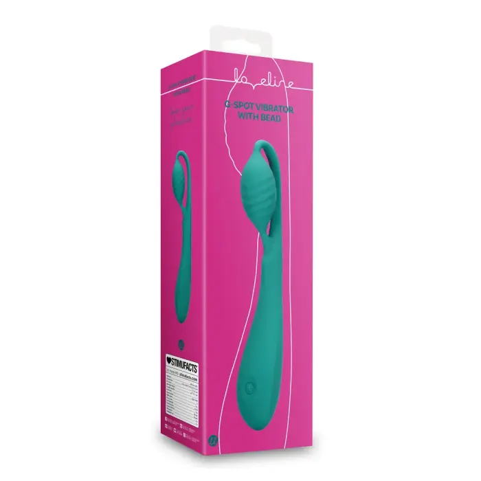 G-punkti vibraator helmega – 18 cm (7″) – sinine rohi