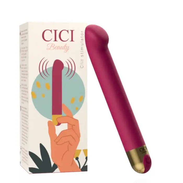 Премиальный силиконовый интимный стимулятор Cici Beauty – 13 см – USB водонепроницаемый