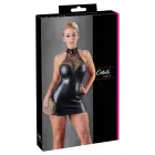 Cottelli Collection pitsist ja wet look kleit – must – XL — Foto 1
