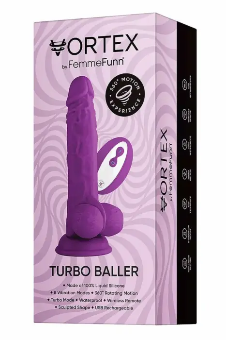 FemmeFunn Turbo Baller Wireless Intimate Machine вибратор – 20.6 cm (8.1″) – фиолетовый