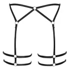 Cottelli LINGERIE dirželių kojinių diržas – juodas – L/XL — Nuotrauka 6