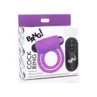 Silicone Cockring and Bullet with Remote Control – Purple — Photo 1
