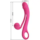 PRETTY LOVE Romance Beau Snail кролик-вибратор – 17 cm – розовый — Фото 9