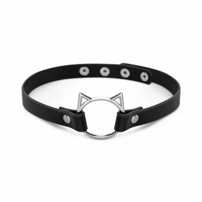 Bedroom Fantasies Kitty choker – faux leather – black