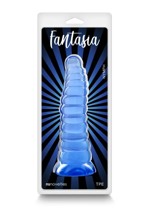 Fantasia Nymph – Zils silikona dildo – 20 – 23 cm Foto 2