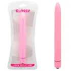 Glossy Slim vibruojantis masažuoklis – 16.5 cm (6.5″) – rožinis — Nuotrauka 1