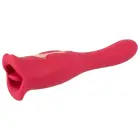 Oral Fun vibraator liikuvate huulte ja vibreeriva keelega – 22.2 cm (8.7″) – roosa — Foto 3