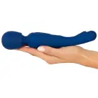 Sweet Smile 2in1 wand vibratorius su liežuvėlio funkcija – 24.3 cm (9.6″) – violetinis — Nuotrauka 9