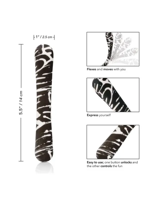 Hype FlexiWand daudzkrāsains vibrators – daudzkrāsains Foto 6