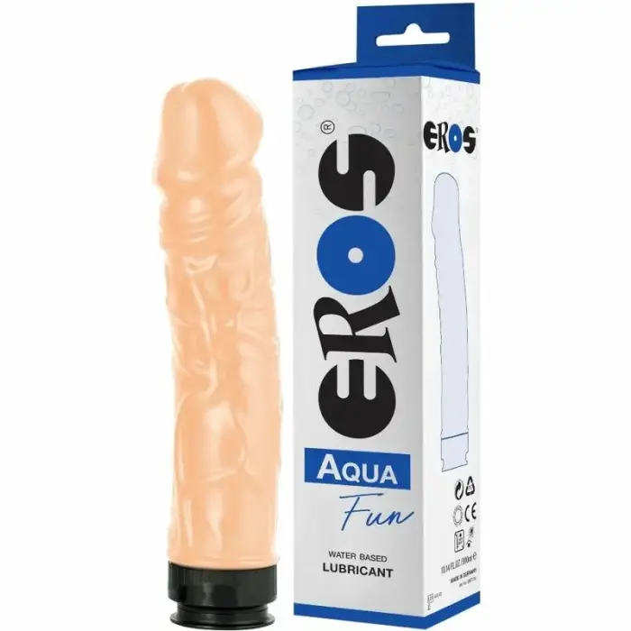 EROS Aqua Fun Set – dildo sisseehitatud veepõhise libestiga 300 ml