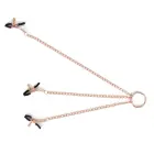 Rose Gold Nipple Clamps with Chains — Photo 3