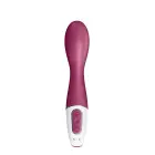 Hot Spot šildantis G taško vibratorius – 20.5 cm (8″) – bordo/baltas — Nuotrauka 5