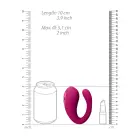Yoko trīskāršās darbības vibrators – rozā — Foto 7