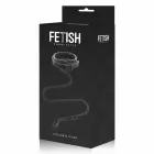 Fetish Submissive neopreenist kaelarihm keti ja rihmaga – must — Foto 2