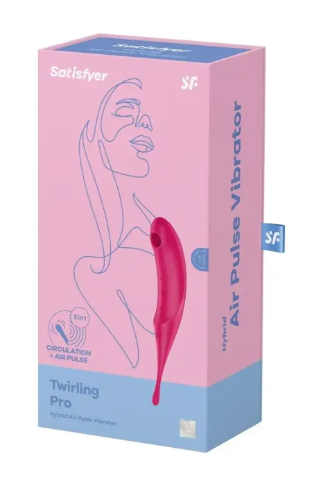 Satisfyer Twirling Pro вибратор – красный