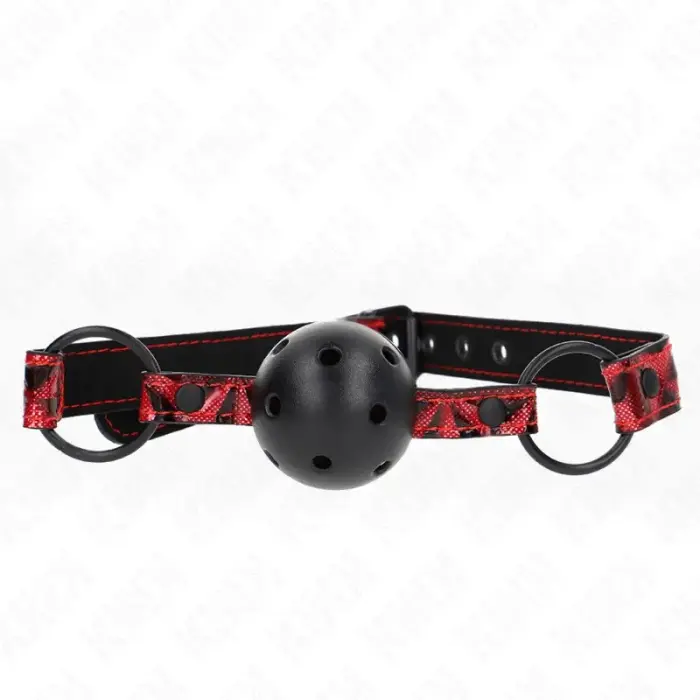 KINK Model 2 Diamond Pattern Ball Gag 4.5cm – Black