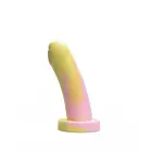 Kiotos Revolt Pink Smash 19 – silikoninis dildo – 19 cm — Nuotrauka 1