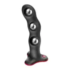 Bouncer silikoninis dildo – 18.2 cm (7.2″) – juodas — Nuotrauka 4