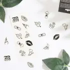 10 pagaidu tetovējumu komplekts - CANDY COLLECTION — Foto 3