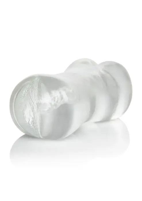 Stroke It Tight Dual-Entry Masturbator – Clear