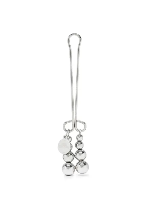 Fifty Shades Darker Beaded Clitoral Clamp – Silver