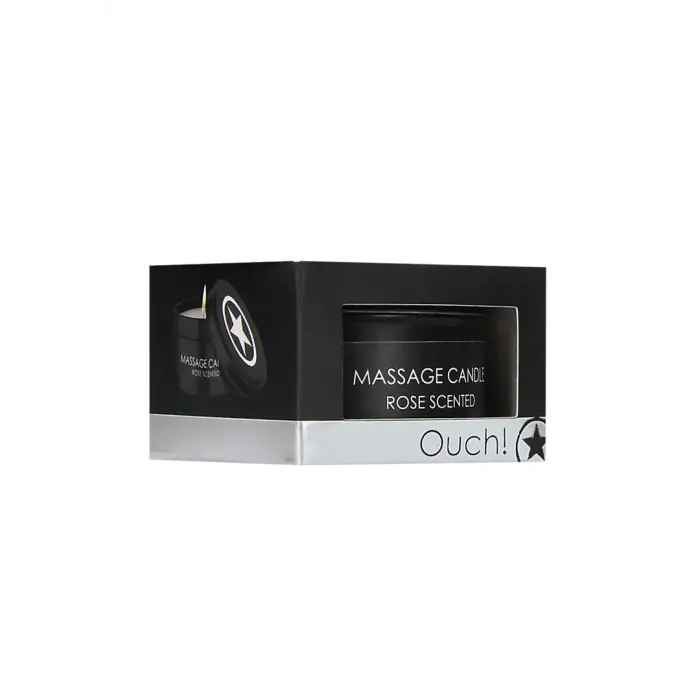 Ouch Massage Candle – Rose Scented