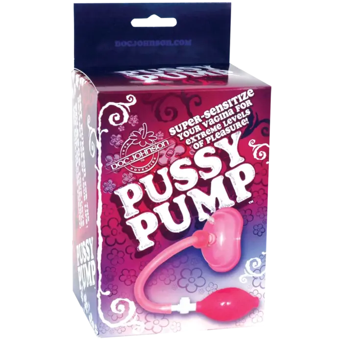 Doc Johnson Pussy Pump – вакуумная помпа для вульвы – розовая