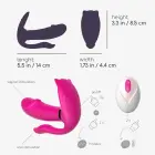 Fritz - Šildantis nešiojamas vibratorius – 14 cm (5.5″) – rožinis — Nuotrauka 5
