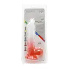 Kiotos Cox värviline dildo iminapaga – 18.5 cm (7.3″) – Läbipaistev/Punane — Foto 9