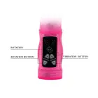 BAILE Rabbit Vibrator – 24 cm – Pink — Photo 3