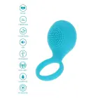 Tickle Brush dzimumlocekļa gredzens – zils — Foto 6