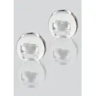 TOYJOY GLASS WORXX Kēgela bumbiņas ar svaru – caurspīdīgas — Foto 1