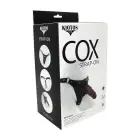 Kiotos COX – nahast strap-on komplekt: dildo Monstar Beast 74 – punane/must — Foto 6