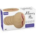 LoveToy Alien's Pie – reālistisks masturbators, 23 cm × 12,3 cm × 8 cm, TPE — Foto 1