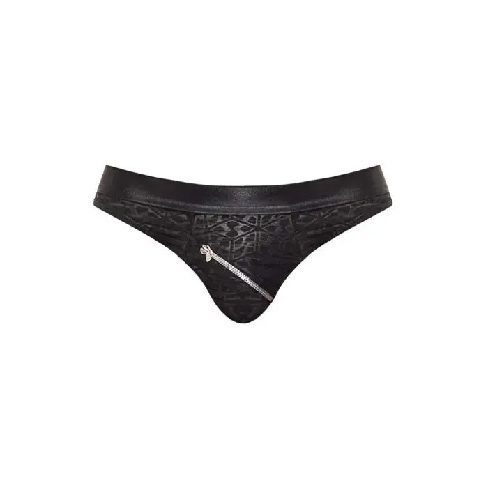 Zip bikini apakšbikses – XL – melns Foto 3