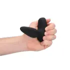Smooth Vibrating Anal Plug with Remote Control – Black — Photo 10