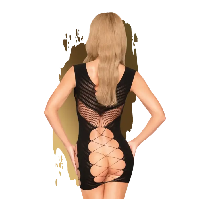 PENTHOUSE Flame On The Rock kleita – melna – Plus size Foto 2