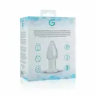 Glas Crystal Clear – smooth glass anal plug – M – 3.9 cm — Photo 5