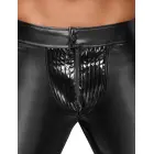 Noir Handmade powerwetlook trousers with vinyl accents – black – XL — Photo 6