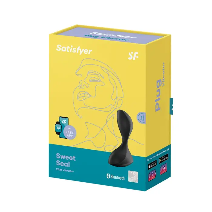 Sweet Seal Vibrating Butt Plug – 13 cm – Black